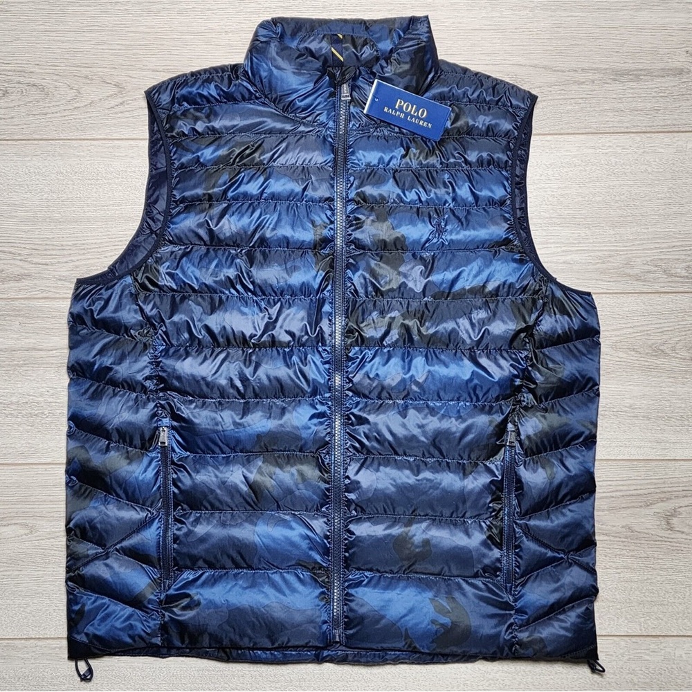 Polo Ralph water resistance, packable and thermoplume jacket